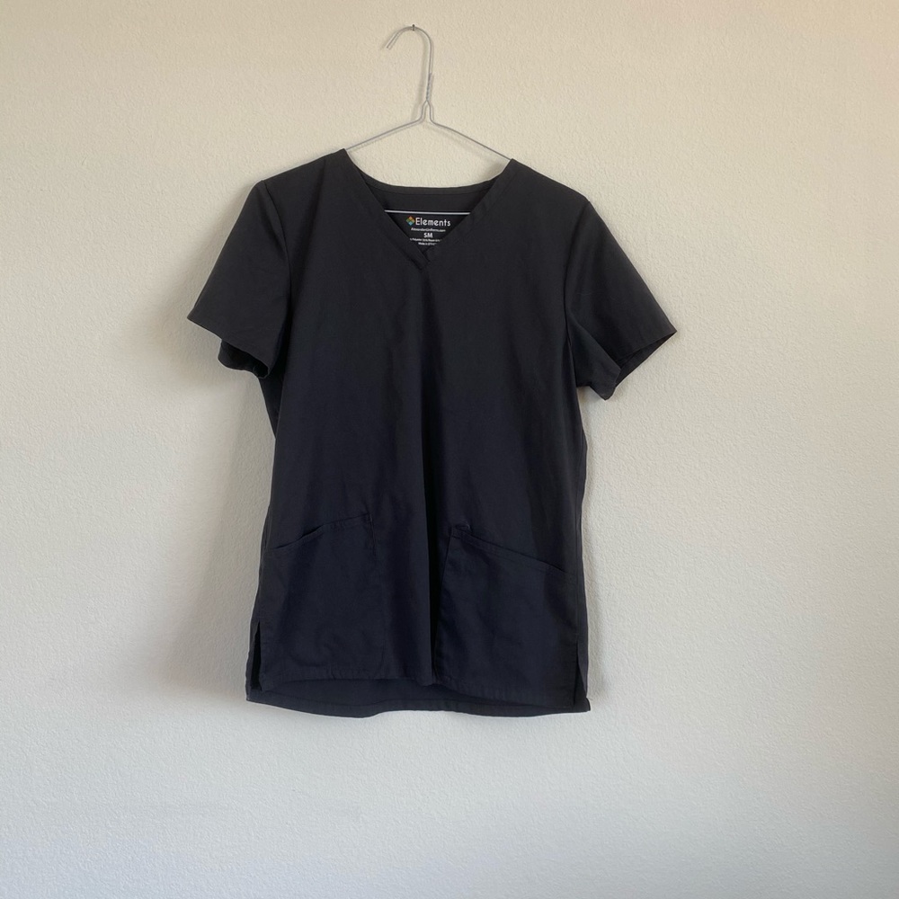 Grey Scrub Top